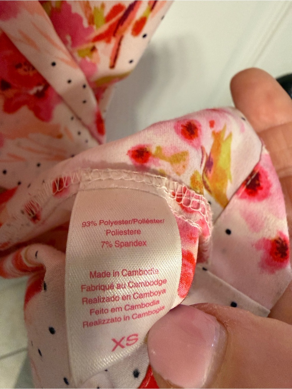 Oscar De La Renta Pink Label Floral Wrap Robe XS Cottagecore Pristine - Picture 7 of 15